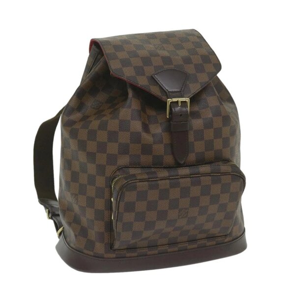 LOUIS VUITTON Damier Ebene Montsouris GM Backpack N51139 LV Auth am5291SAV - Picture 1 of 16